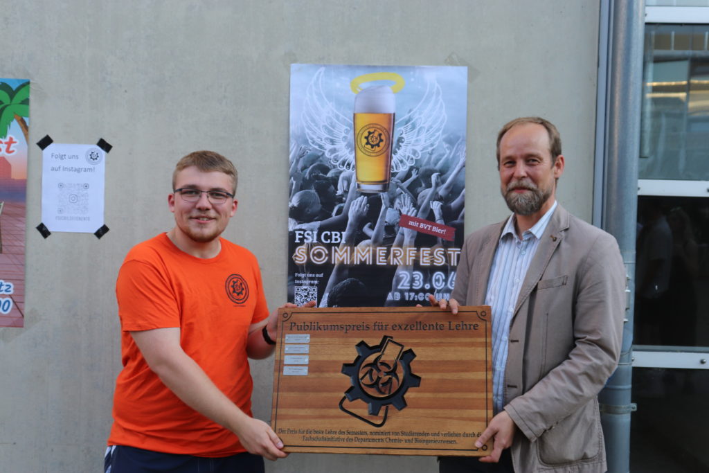 CBI Publikumspreis für exzellente Lehre