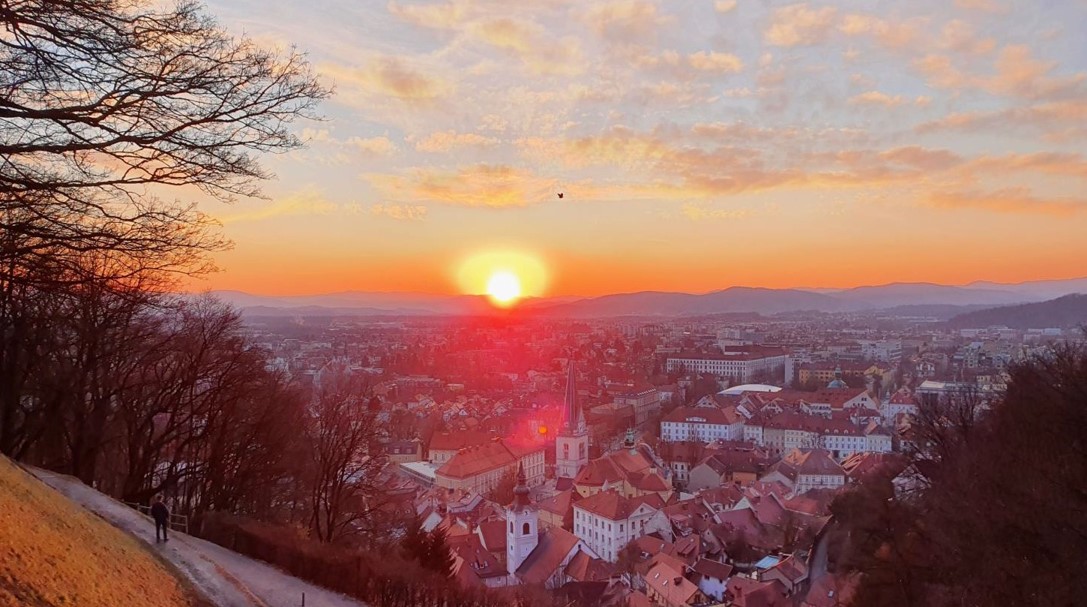 Aussicht auf Ljubljana